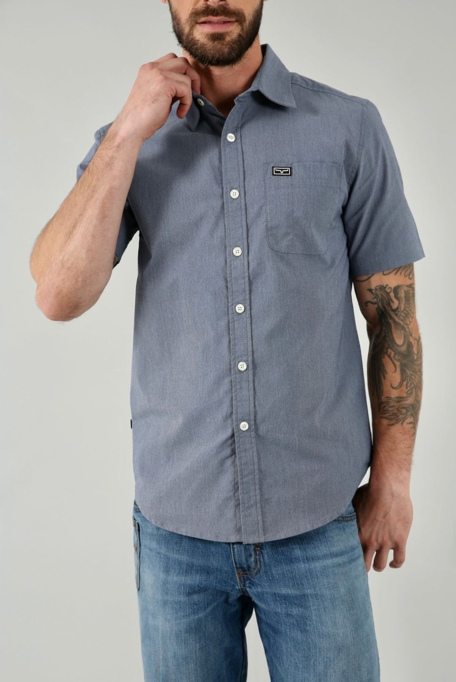 Men Kimes Ranch | Linville Short Sleeve Dress Shirt