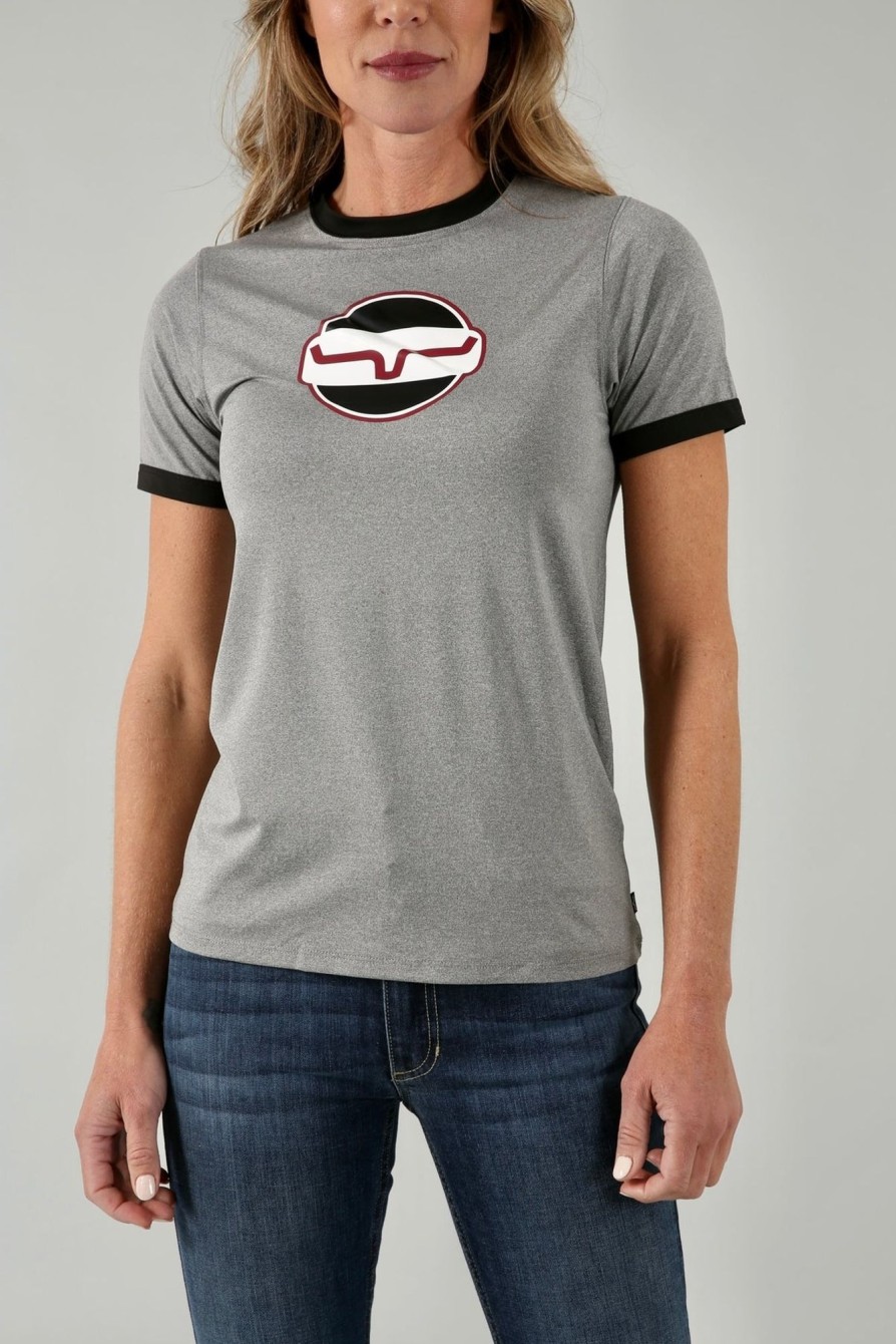 Women Kimes Ranch | Union Made Ringer Tech Tee Shirt