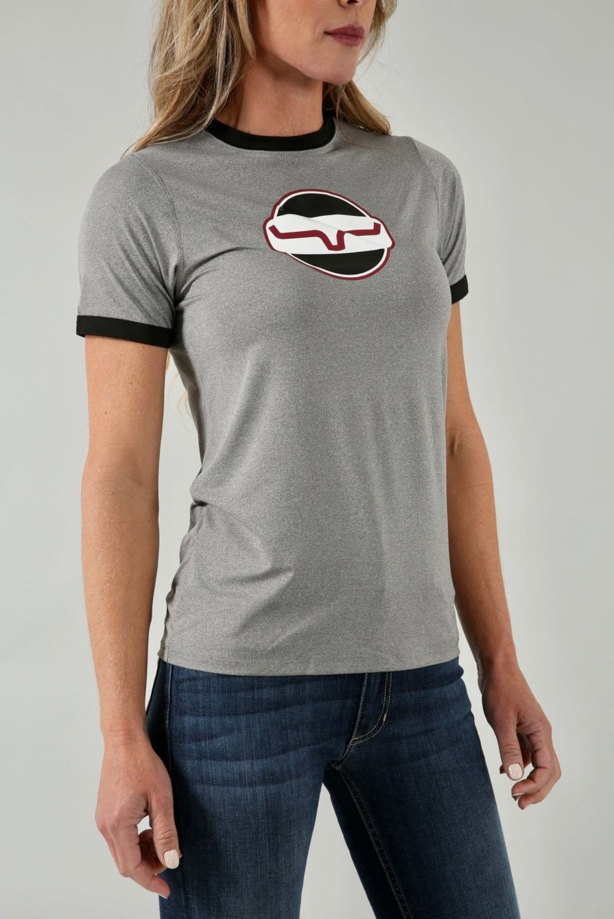 Women Kimes Ranch | Union Made Ringer Tech Tee Shirt