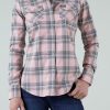 Women Kimes Ranch | Ladies Stroker Plaid Top