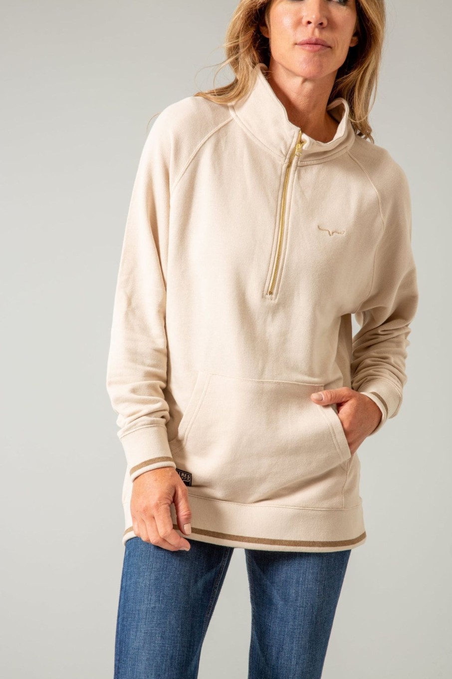 Women Kimes Ranch | Hazer Quarter Zip Sweatshirt