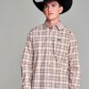 Men Kimes Ranch | Manzano Plaid Dress Shirt