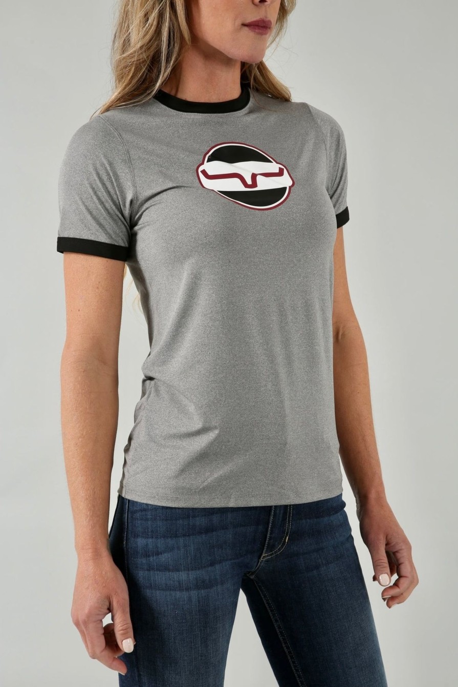 Women Kimes Ranch | Union Made Ringer Tech Tee Shirt