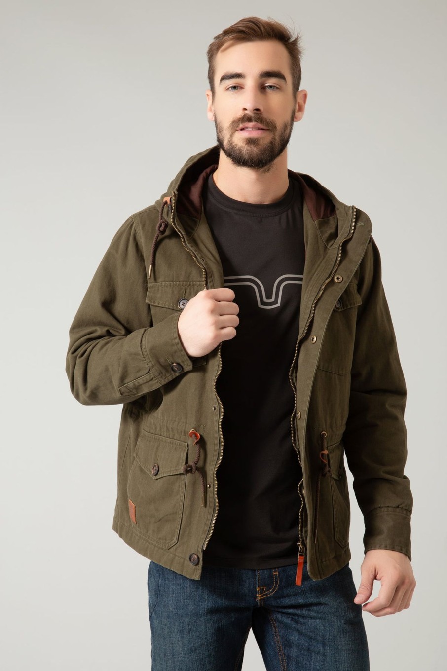 Men Kimes Ranch | Army Jacket Military Green