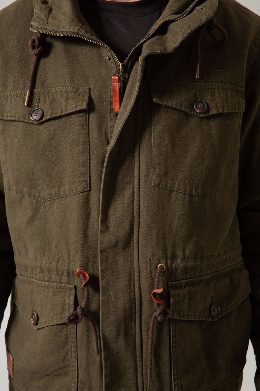 Men Kimes Ranch | Army Jacket Military Green